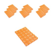 앤티스 주방용품 다용도 발매트 10p, 오렌지 하트