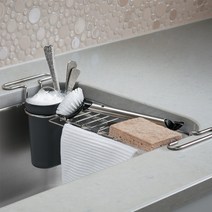 콜러 차콜 주방싱크 디쉬랙 1단 주방용품 0.59kg, 혼합 색상, 1개