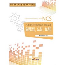 밀링(탭 드릴 보링):기계가공직무능력표준 모듈교재, 진한엠앤비, 한국산업인력공단 저