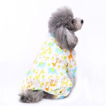 스토어33 강아지 심플 디자인 올인원 실내복, F