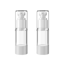 DM 뷰티 휴대용 스프레이 로션 공병 플랫 진공 30ml, 혼합 색상, 2개입
