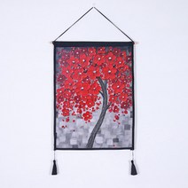 더자카 유화플라워 인테리어 족자, Y394ZHID967