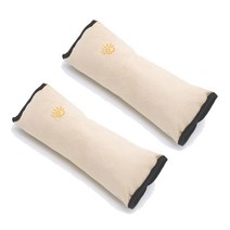 앤티스 차량용 좌석 밸트 쿠션, 베이지, 2개입