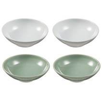 정담 정헌진 찬기 대 백자 2p + 청자 2p, 혼합 색상, 1세트
