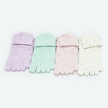 비비마리아 여성용 단목발가락양말 4켤레