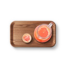 릴팡 네츄럴우드 직사각 쟁반