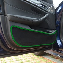블루코드 섀미 블랙 도어커버 테두리그린, 현대, 그랜져TG