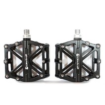 DH SPORTS 250 MTB 자전거 평페달 ROAD/CITY, 블랙, 1세트
