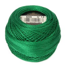 DMC 자수실 펄코튼 12, 699, 120m, 1개