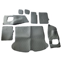 JIAODIAN 프리미엄 퀼팅 차량용 트렁크 매트 그레이, 볼보, XC60 2009년~2015년