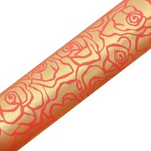 영프라자 장미 종이롤 포장지 53cm x 20m, 레드, 1개