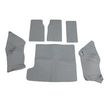 JIAODIAN 프리미엄 퀼팅 트렁크 매트 그레이 HB0725, BMW, X1 2010~2014