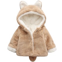 조이멀티 유아용 러블리 쫑긋 퍼 자켓