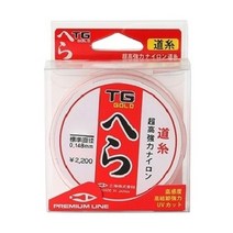 구주 TG골드 중층 헤라 낚시 원줄 50m, 투명 백색