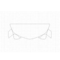 헥시스 쉐보레 크루즈 LT 2018 PVC HFM STRAIGHT B형 PPF보호필름, 1개