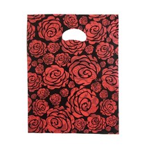 팩스타 펀칭 비닐 포장봉투 가로 25cm x 세로 35cm PE25, 장미, 50개입