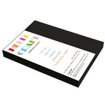 종이문화 양면엠보싱지 다빈치엠보 B6 No 10 블랙, 120개입