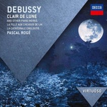 CLAUDE DEBUSSY - CLAIR DE LUNE/ PASCAL ROGE DECCA VIRTUOSO EU수입반, 1CD