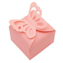 도나앤데코 루나 버터플라이 장식 미니상자, 코랄핑크, 20개입