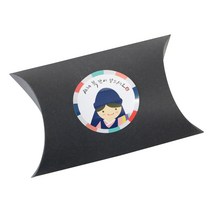 황씨네도시락 반달상자 블랙 30p + 새해복 스티커 한복소년 30p, 혼합 색상, 1세트