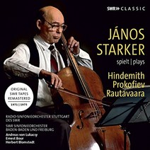 JANOS STARKER - CELLO CONCERTOS - HINDEMITH PROKOFIEV RAUTAVAARA 힌데미트 & 라우타바라: 첼로 협주곡 프로코피에프: 신포니아 콘체르탄테 - 야노스 슈타커 독일수입반