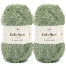 브랜드얀 버블퀸 수세미실 2p, 34번 올리브