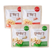 티각태각 꽃게부각 40g x 2p + 황태부각 40g x 2p, 1세트