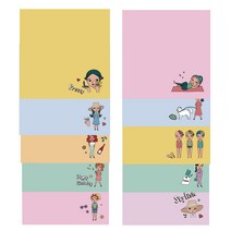 디자인매드 떡메모지 더걸시리즈 10종 x 100p, 혼합 색상, 1세트