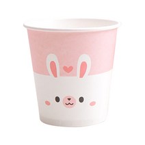 조이풀 애니멀 토끼 종이컵, 100개입, 3개