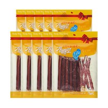 개빼로 콜라보 강아지 껌 6p 70g, 오리 + 치즈껌 혼합맛, 10개