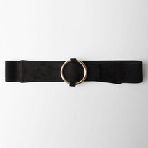 패션포인트 여성용 원형 인조가죽 벨트 50mm