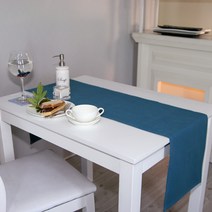 나산데코 테이블러너, 모로칸블루 261-61, 협탁용(120 x 30 cm)