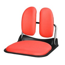 청심의자 접이식 좌식의자 듀얼폴더 DF-9250K 메쉬, 레드