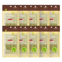 네츄럴코어 프레쉬 콜라겐스틱껌 강아지간식 10p, 시금치 맛, 10개입