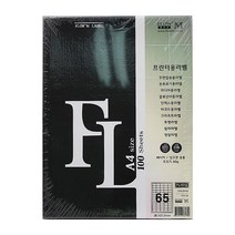 쁘띠팬시 바코드용 라벨지 FL4513, 65칸, 100매