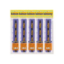 키모니 배드민턴 하이 포스트 레전드 오버그립 타이어 KGT138 5p, 네이비