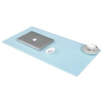 토디아 타비 와이드 책상 키보드 마우스 패드 80 x 40 cm, 스카이블루, 1개