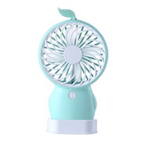 스미다 캐릭터 미니 핸디팬 휴대용 선풍기, SMD-S14000, Mint(Leaf)