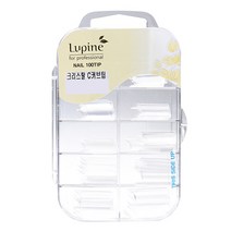 루핀 C커브팁 인조손톱, 투명, 100개입