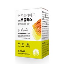 뉴트라라이프 프로폴리스 아연 비타민E 함유, 60정, 1개
