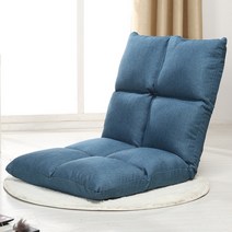 신원 싱글소파 좌식의자 M, 네이비