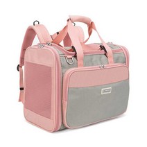 트루러브 반려동물 캐리어 가방 TLX2971, 핑크