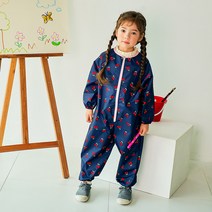 따블리에 아동용 달콤체리 전신미술가운