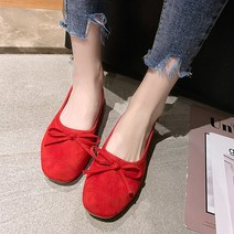 홀리버니 스웨이드 리본 플랫슈즈 SE8557