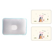 몽슈레 마이크로화이바 태열베개 + 베개커버 2p, 피기