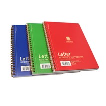 OXFORD 절취스프링 Letter 좌철노트 90매, 랜덤 발송, 3개