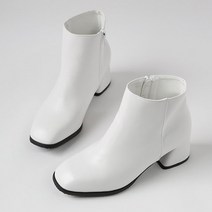 잭앤질 지퍼 미들힐 앵클 부츠 5cm JC9641