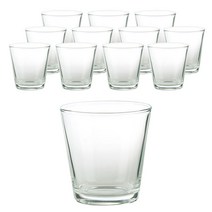 삼호유리 럭키글라스 브이시리즈 텀블러 유리컵 260ml LG-55, 12개