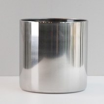 도시정원 스텐원형화분 1515, 실버