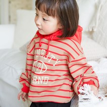 라라아망 아동용 단가라 후드티셔츠